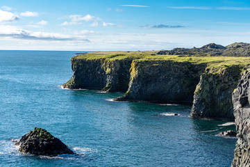 View of the west coastline of Iceland