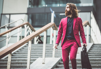 Cool hipster portrait