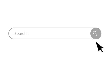 Search bar vector icons