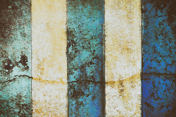 grunge crack blue and brown  vintage  wall  texture background
