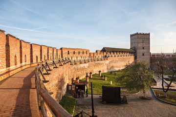 View of Lubart Castle or Lutsk High Castle