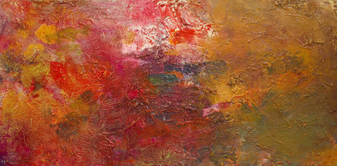 farben rot ocker pinselstriche