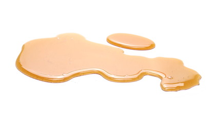 Honey isolated on white background