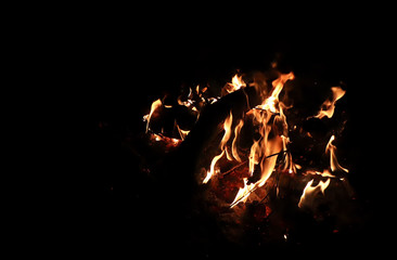 Background of fire 