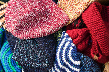 wool hat texture