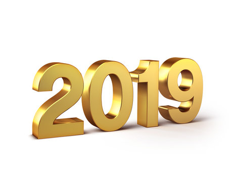 Gold 2019 date number