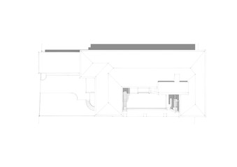 House sketch design, architectural drawings 3d illustration