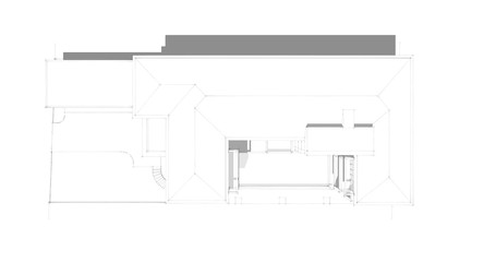 House sketch design, architectural drawings 3d illustration