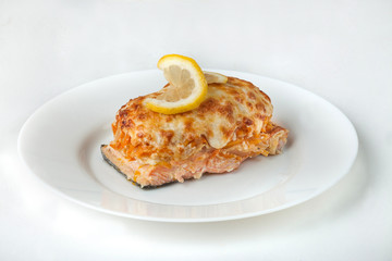 fried fish with sauce on a plate