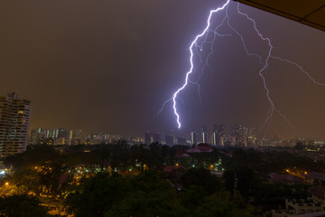 Thunder Strikes in City