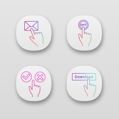 Click app icons set