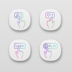 Click app icons set