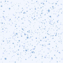 Seamless Snowflakes Background