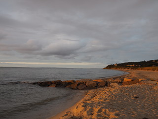 Menemsha Beach beim Sonnenuntergang, Massachusetts
