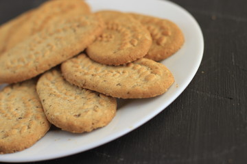 food, cookies, cookie, snack, sweet, isolated, dessert, biscuit, baked, white, delicious, sugar, pastry, bakery, tasty, biscuits, brown, closeup, cake, cracker, diet, stack