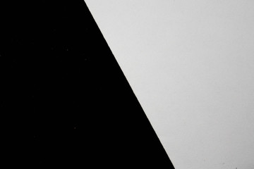 a white and black geometric shapes with a variety of papers