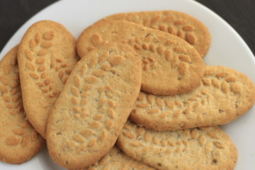 food, cookies, cookie, snack, sweet, isolated, dessert, biscuit, baked, white, delicious, sugar, pastry, bakery, tasty, biscuits, brown, closeup, cake, cracker, diet, stack