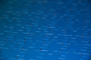 Puzzle blau