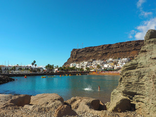 Der malerische Ferienort Puerto de Mogan - Gran Canaria