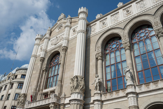 concert hall house on Vigado square - Budapest