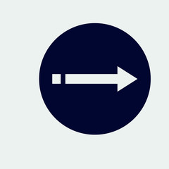 direction arrow icon, vector illustration. arrow icon