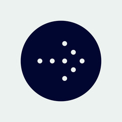 direction arrow icon, vector illustration. arrow icon