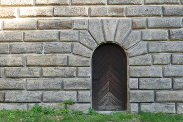 ancient doors in fortress