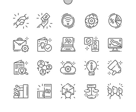 MLM Well-crafted Pixel Perfect Vector Thin Line Icons 30 2x Grid for Web Graphics and Apps. Simple Minimal Pictogram