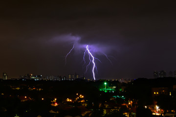 Thunder Strikes in City