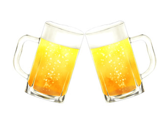 ビール乾杯
