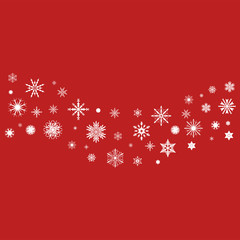 Schneeflocken Banner