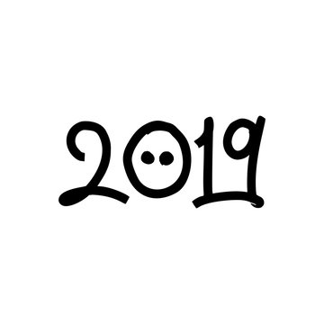 Happy New Year 2019 is a variant of the year Pig.