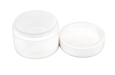 Plastic jar for cosmetics