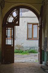 Door in old house