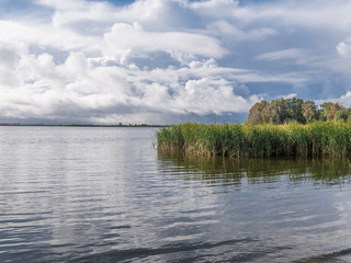 The Lake Resko Przymorskie in Poland