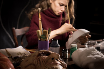 Making realistic mask in workshop