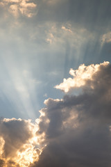 Obraz premium Wolken am Himmel