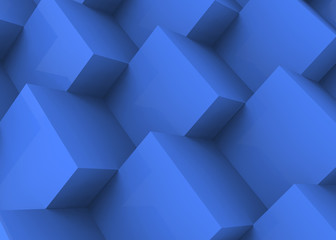 Coloful Cube Background- 3D