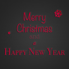 merry christmas and a happy new year