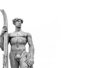Fototapeta na wymiar Statua di atleta Roma