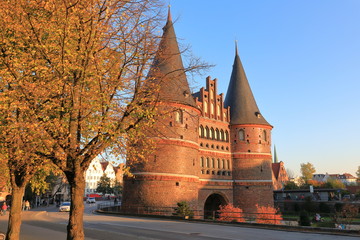 Holsten tor, Luebeck, Germany.