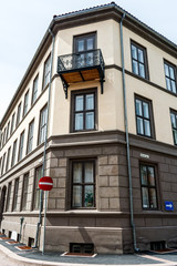 Obraz premium old houses in europe