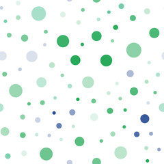 Light Blue, Green vector seamless layout with circle shapes.