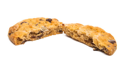 cookies with chocolate and nuts