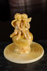 chocolate angel figure