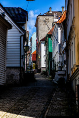 narrow street in Bergen