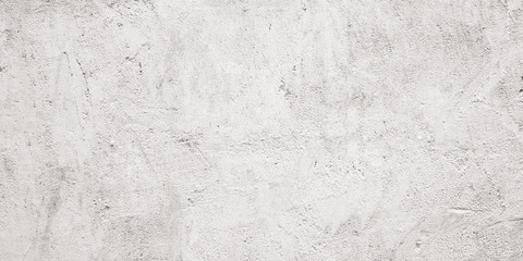 Naklejka premium Blank grunge gray and white cement wall texture background, interior design background, banner