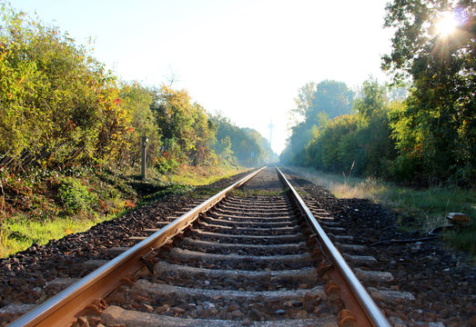 Bahngleise in Westerweye