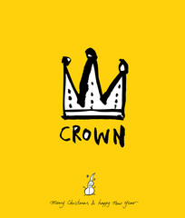 성탄절 / 손으로 그린 성탄전 카드