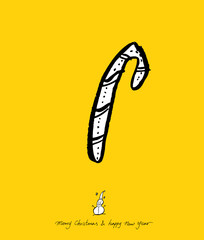 성탄절 / 손으로 그린 성탄전 카드